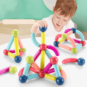 36-Piece Magnetic Building Sticks Set for Creative Play