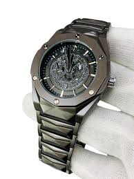 Hublot Charcoal Stainless Steel Watch